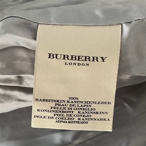 burberry rabbit fur